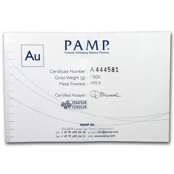 1kg Gold bars (32.15 oz) of .9999 fine Gold - Image 3