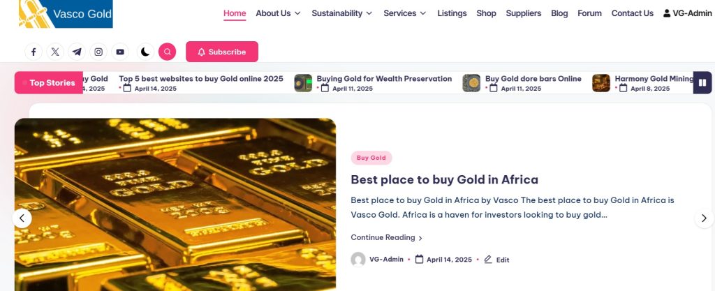 Top 5 best websites to buy Gold online 2025